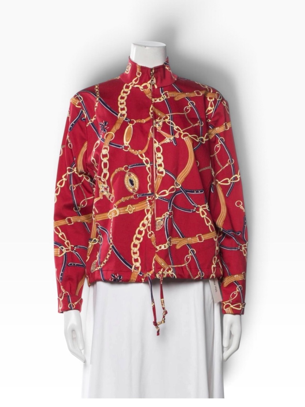 St. John Sport Vintage Graphic Print Jacket M